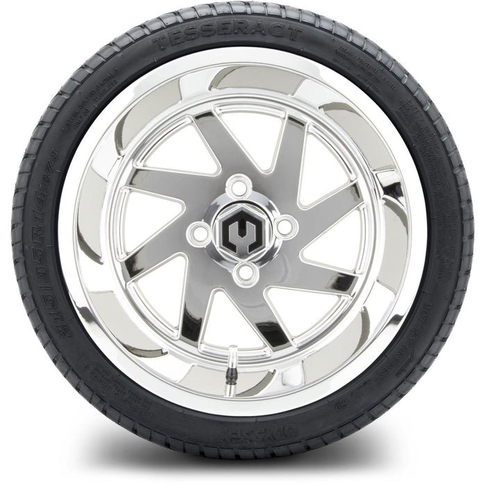 MODZ 14' Fury Chrome - Tire and Wheel Combo