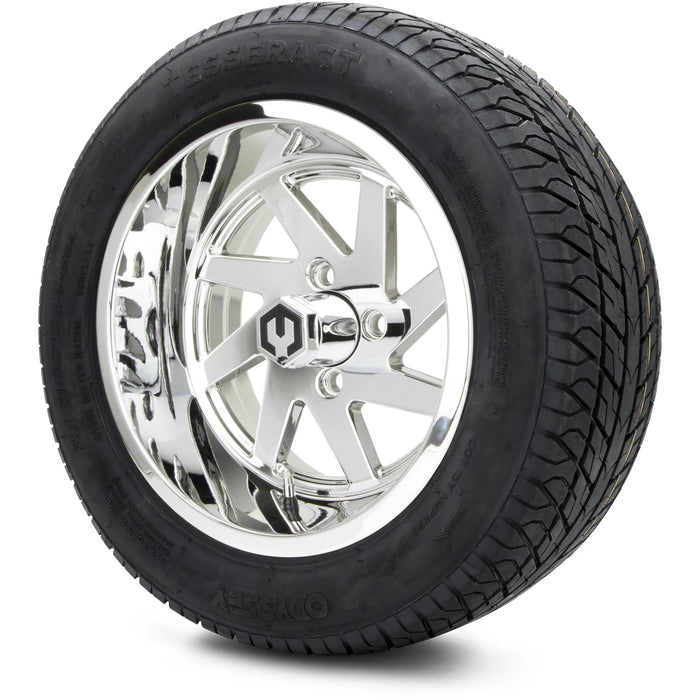 MODZ 14" Fury Chrome Wheels & Street Tires Combo