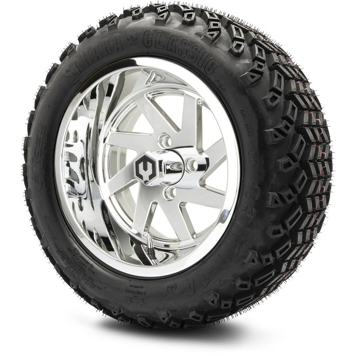 MODZ 14' Fury Chrome - Tire and Wheel Combo