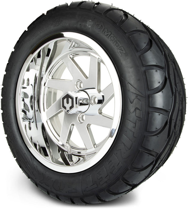 MODZ 14' Fury Chrome - Tire and Wheel Combo