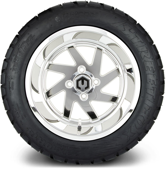 MODZ 14' Fury Chrome - Tire and Wheel Combo