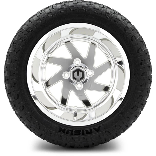 MODZ 14" Fury Chrome Wheels & Off-Road Tires Combo