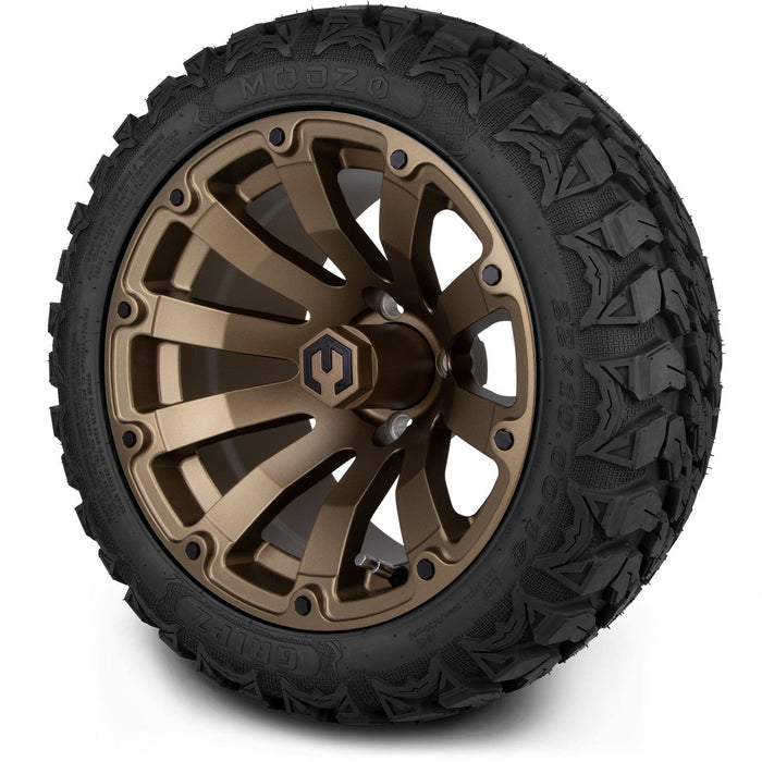 MODZ 14' Bomber Matte Bronze - Tire and Wheel Combo
