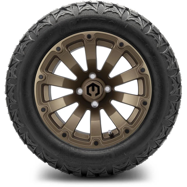 MODZ 14" Bomber Matte Bronze Wheels & Off-Road Tires Combo