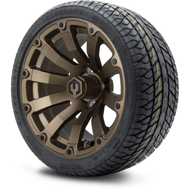 MODZ 14' Bomber Matte Bronze - Tire and Wheel Combo