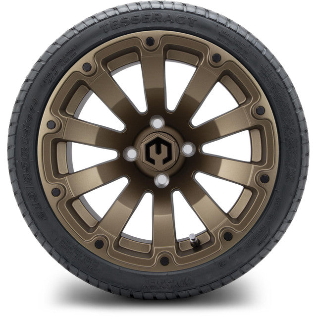 MODZ 14' Bomber Matte Bronze - Tire and Wheel Combo
