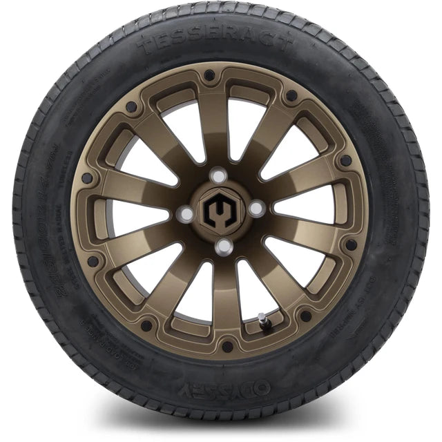 MODZ 14" Bomber Matte Bronze Wheels & Street Tires Combo