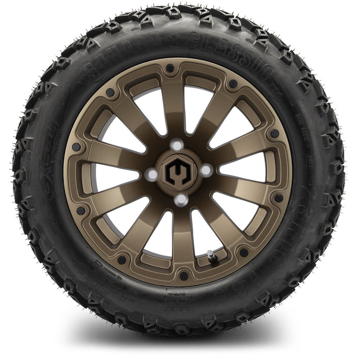 MODZ 14' Bomber Matte Bronze - Tire and Wheel Combo