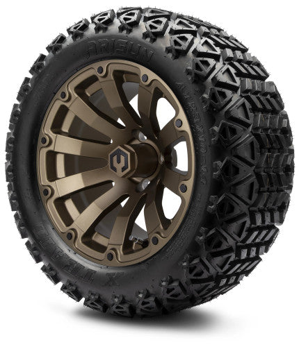 MODZ® 12" Bomber Matte Bronze Wheels & Off-Road Tires Combo