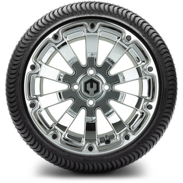 MODZ 14' Bomber Chrome - Tire and Wheel Combo