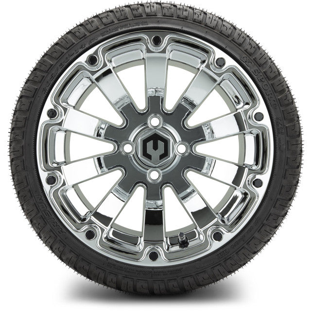 MODZ 14' Bomber Chrome - Tire and Wheel Combo
