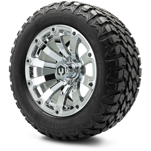 MODZ 14' Bomber Chrome - Tire and Wheel Combo