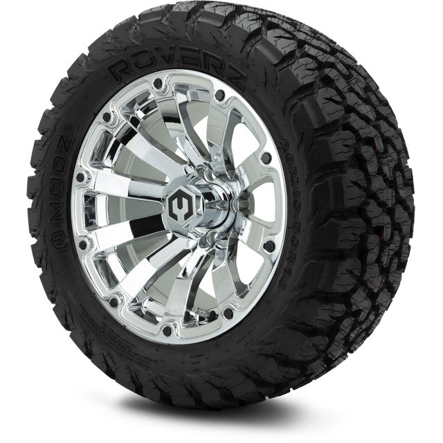 MODZ 14' Bomber Chrome - Tire and Wheel Combo