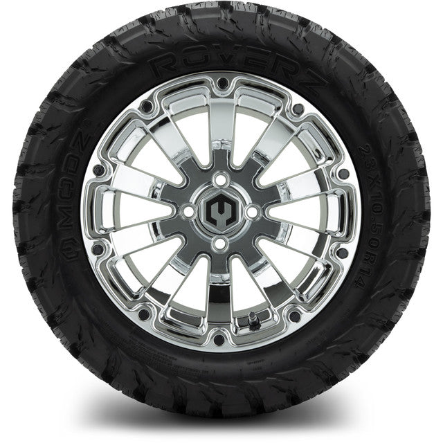 MODZ 14' Bomber Chrome - Tire and Wheel Combo