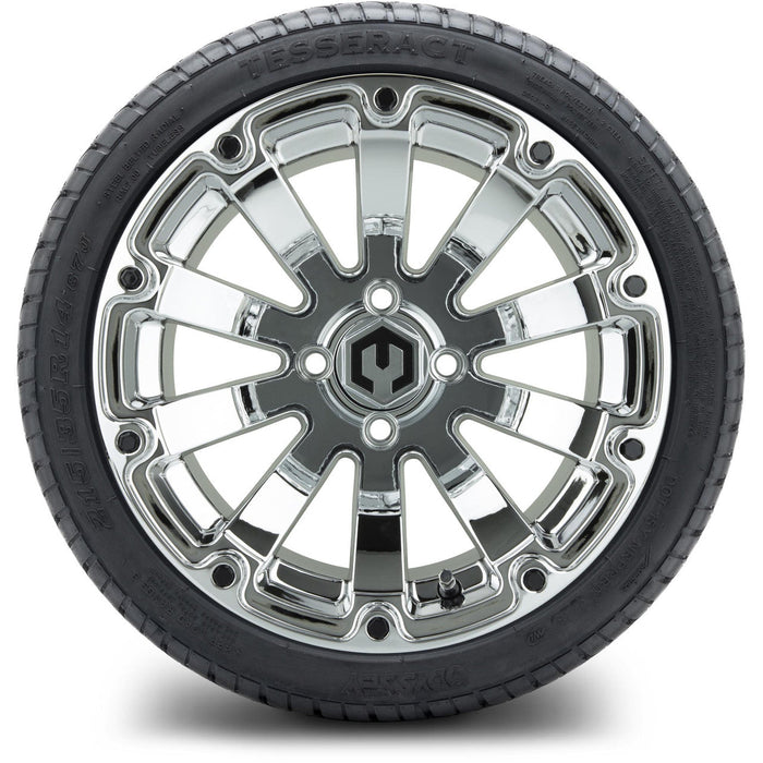 MODZ 14' Bomber Chrome - Tire and Wheel Combo