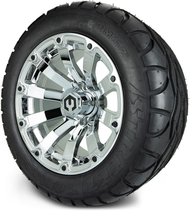 MODZ 14' Bomber Chrome - Tire and Wheel Combo