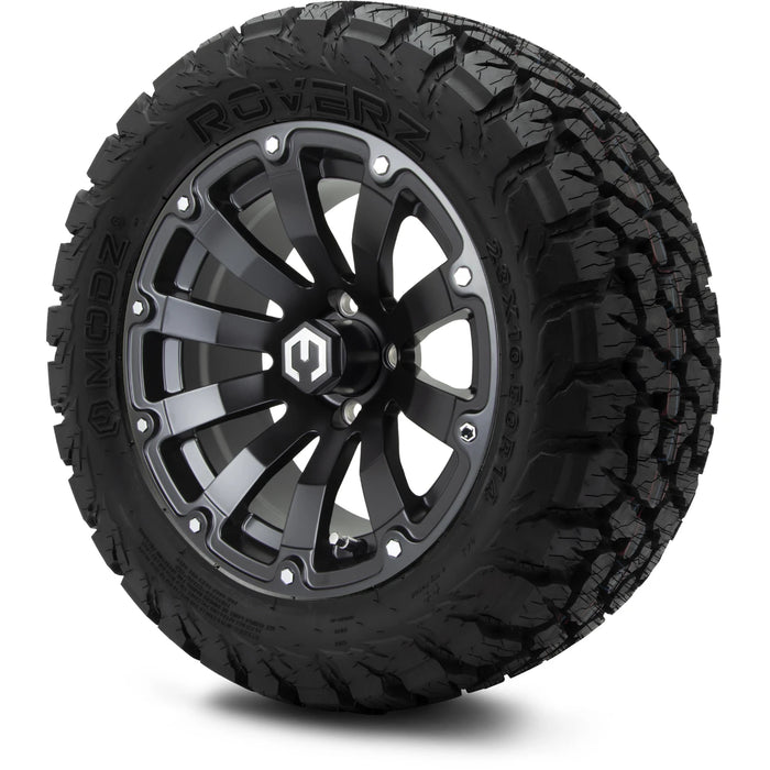 MODZ 14" Bomber Matte Black Wheels & Off-Road Tires Combo