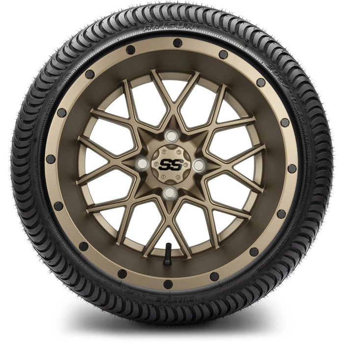 MODZ 14' Vortex Matte Bronze - Tire and Wheel Combo