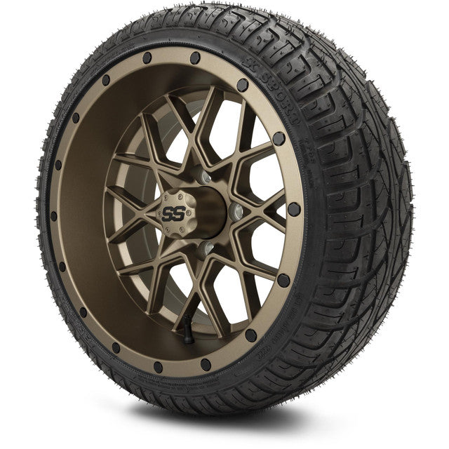 MODZ 14' Vortex Matte Bronze - Tire and Wheel Combo