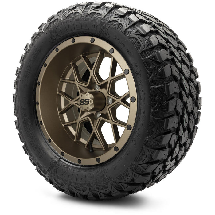 MODZ 14' Vortex Matte Bronze - Tire and Wheel Combo