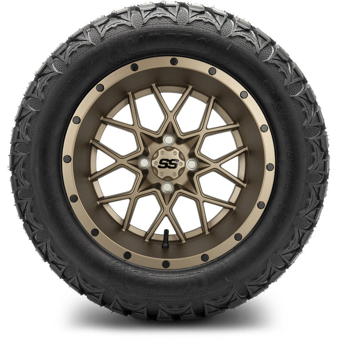 MODZ 14' Vortex Matte Bronze - Tire and Wheel Combo