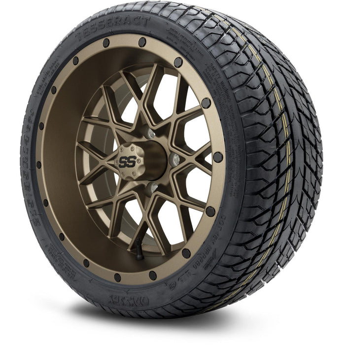 MODZ 14' Vortex Matte Bronze - Tire and Wheel Combo