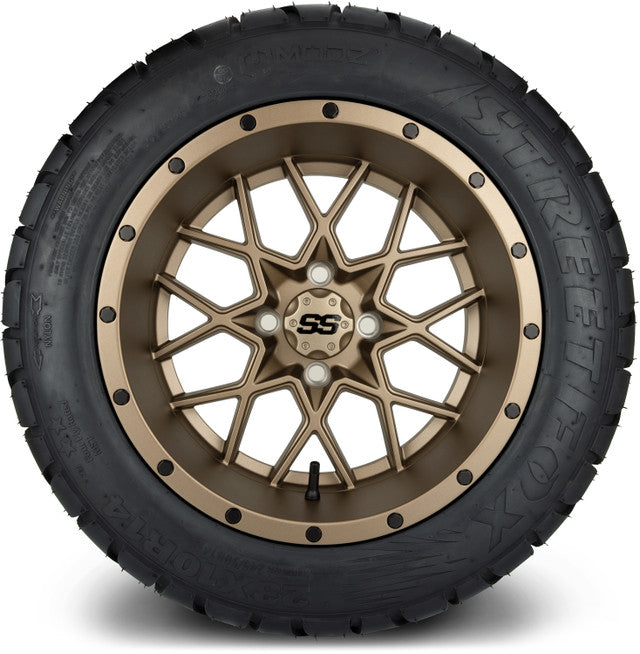 MODZ 14' Vortex Matte Bronze - Tire and Wheel Combo