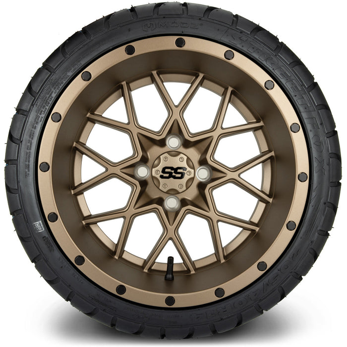 MODZ 14' Vortex Matte Bronze - Tire and Wheel Combo