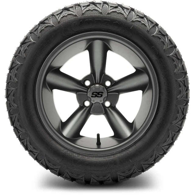 MODZ 14" Godfather Gunmetal Wheels & Off-Road Tires Combo