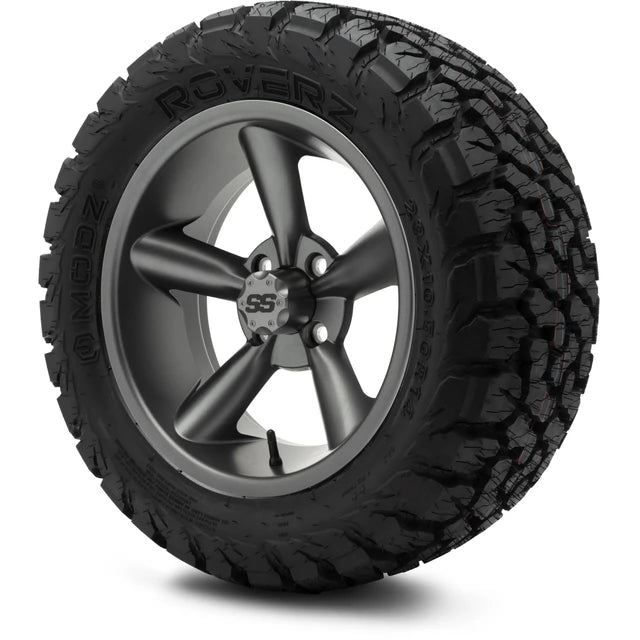 MODZ 14" Godfather Gunmetal Wheels & Off-Road Tires Combo