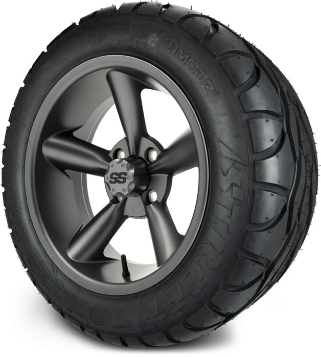 MODZ 14" Godfather Gunmetal Wheels & Street Tires Combo