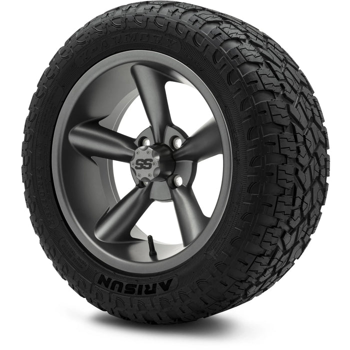 MODZ 14" Godfather Gunmetal Wheels & Off-Road Tires Combo