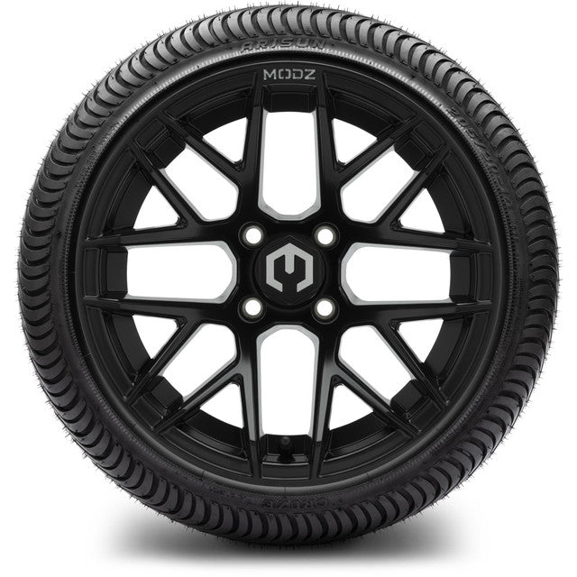 MODZ 14'Matrix Matte Black - Tire and Wheel Combo