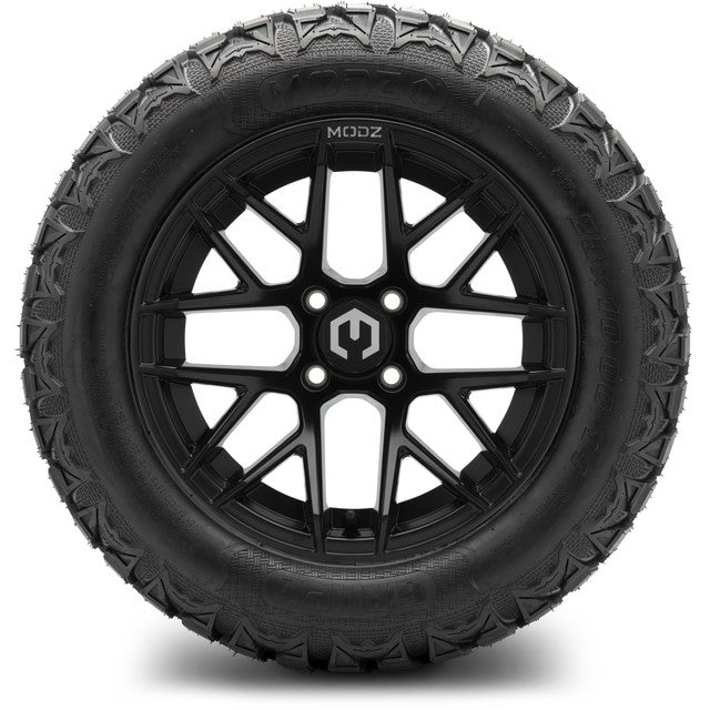 MODZ 14'Matrix Matte Black - Tire and Wheel Combo