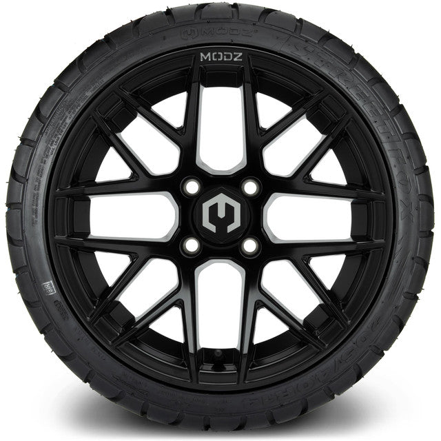 MODZ 14'Matrix Matte Black - Tire and Wheel Combo