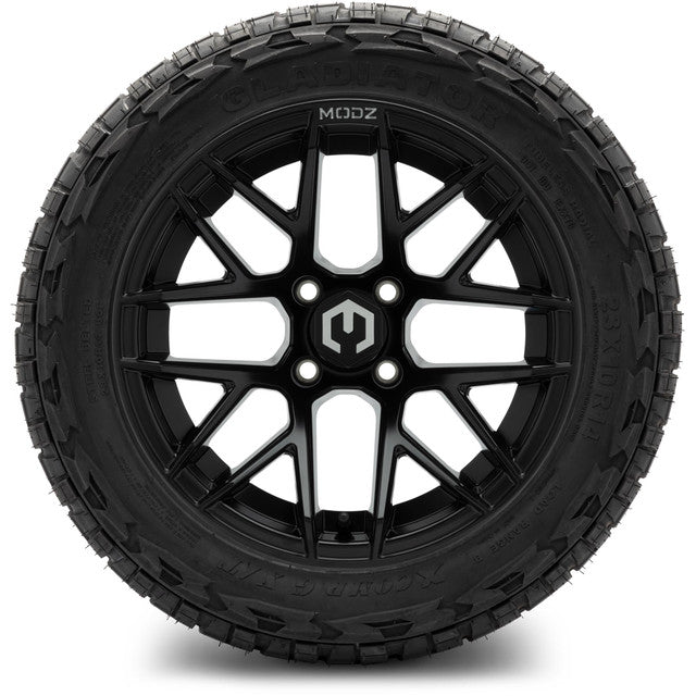 MODZ 14'Matrix Matte Black - Tire and Wheel Combo