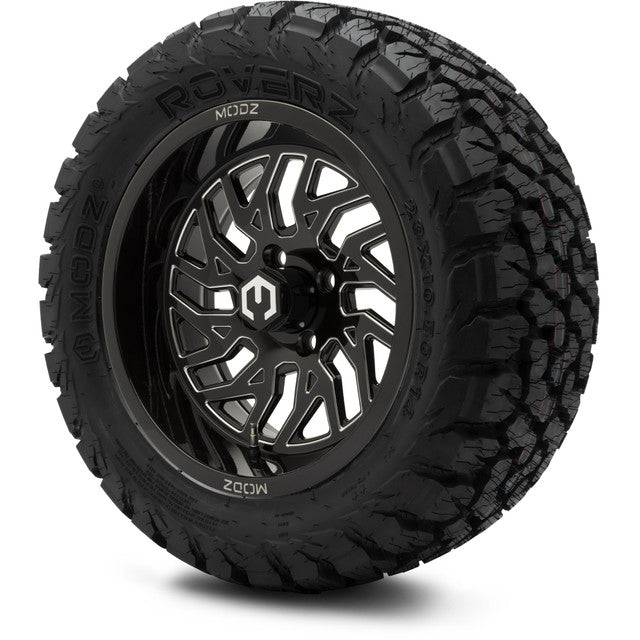 MODZ 14' Carnage Glossy Black - Tire and Wheel Combo