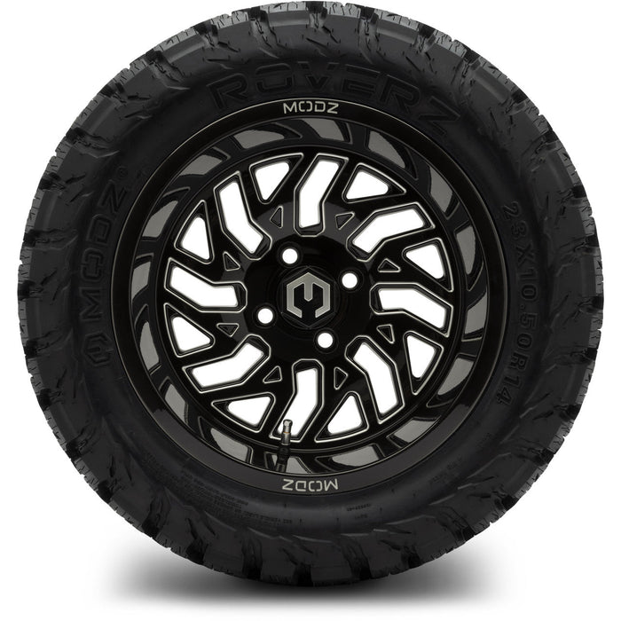 MODZ 14' Carnage Glossy Black - Tire and Wheel Combo