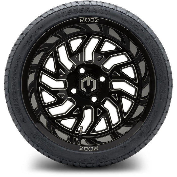MODZ 14' Carnage Glossy Black - Tire and Wheel Combo