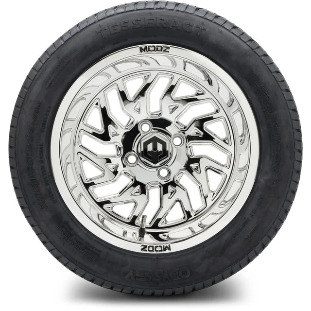 MODZ 14" Carnage Chrome Wheels & Street Tires Combo