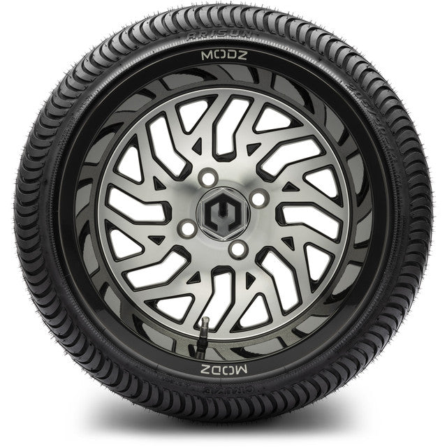 MODZ 14' Carnage Machined Black - Tire and Wheel Combo