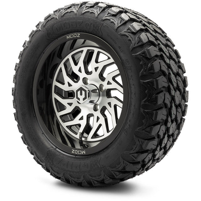 MODZ 14' Carnage Machined Black - Tire and Wheel Combo