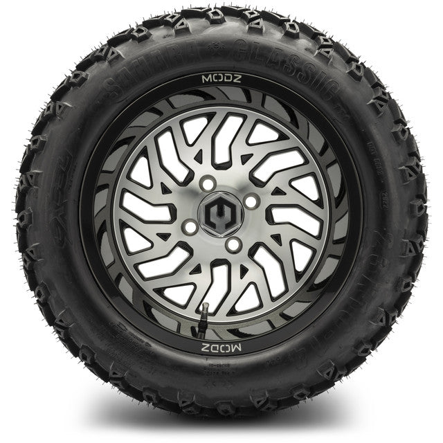 MODZ 14' Carnage Machined Black - Tire and Wheel Combo