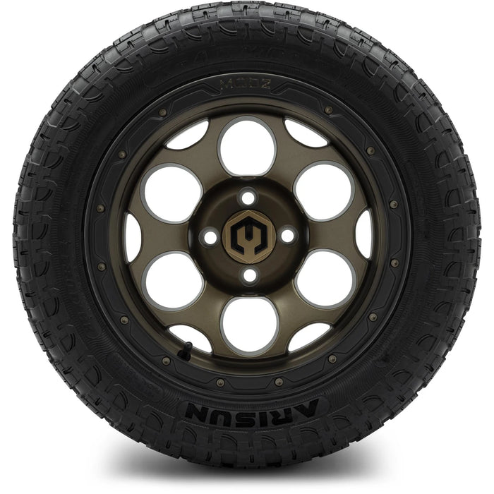 MODZ 14" Militia Bronze Wheels & Off-Road Tires Combo