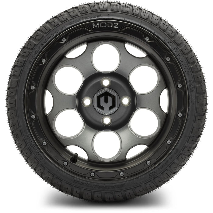 MODZ 14" Militia Gunmetal Wheels & Street Tires Combo