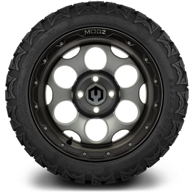 MODZ 14" Militia Gunmetal Wheels & Off-Road Tires Combo