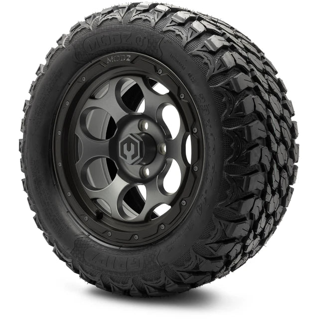 MODZ 14" Militia Gunmetal Wheels & Off-Road Tires Combo
