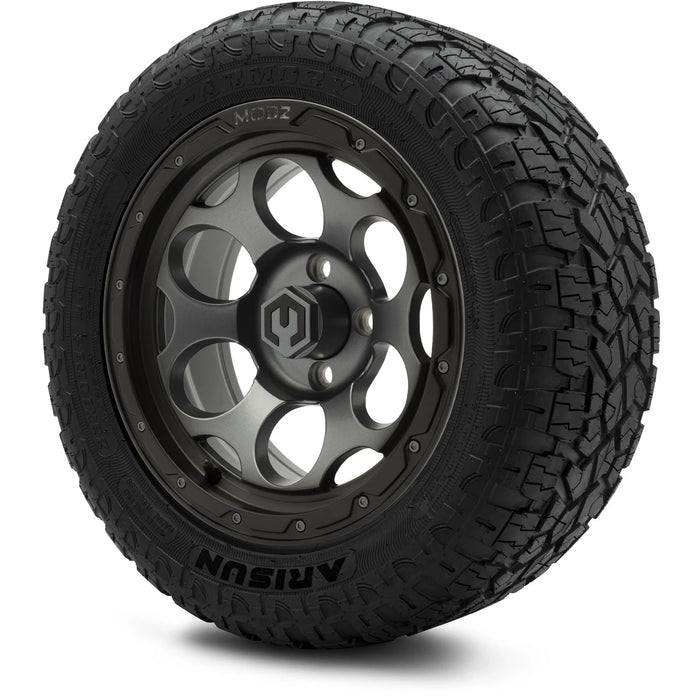 MODZ 14" Militia Gunmetal Wheels & Off-Road Tires Combo