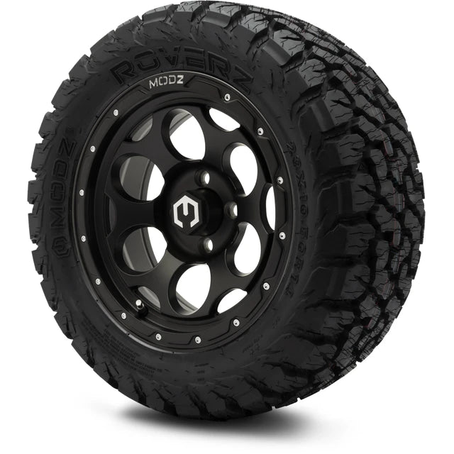 MODZ 14" Militia Matte Black Wheels & Off-Road Tires Combo