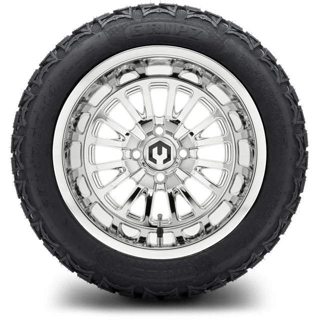 MODZ® 14" Assassin Chrome Wheels & Off-Road Tires Combo